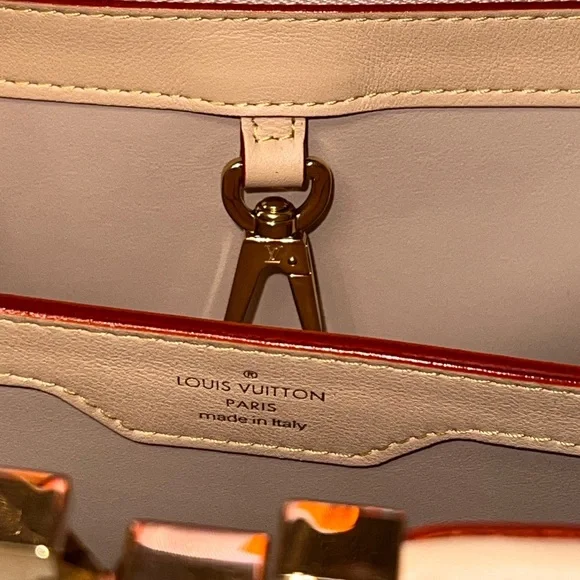 Louis Vuitton Capucine BB Heavenly Woven Satchel - Picture 12 of 12